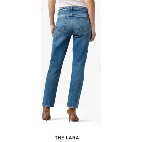New JOE'S JEANS Women's (28) The LARA Mid Rise Cigarette Ankle Blue Jeans $198 - Picture 5 of 16